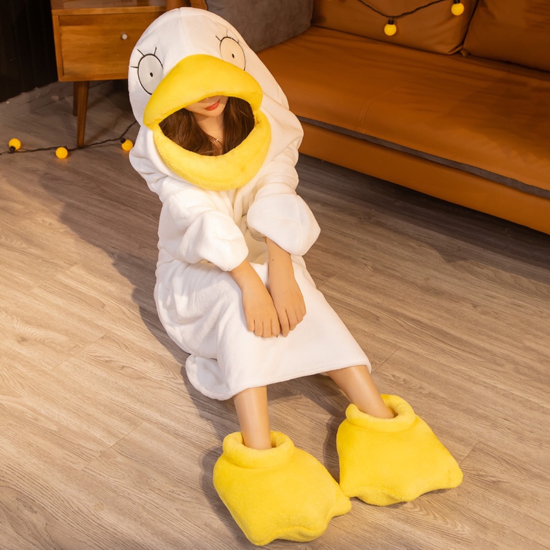 Áo Choàng Ngủ Hình Chú Vịt Dễ Thương
