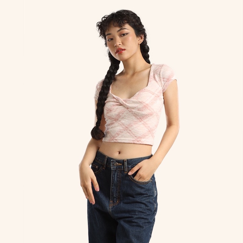 Áo ERRORIST frepink / frered croptop