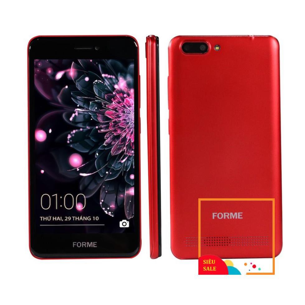 Điện thoại thông minh 2 sim 2 sóng Forme a77, cảm ứng 5 inch thông minh - phần mềm android 6.0 - pin 2200 mAh - mới 100%