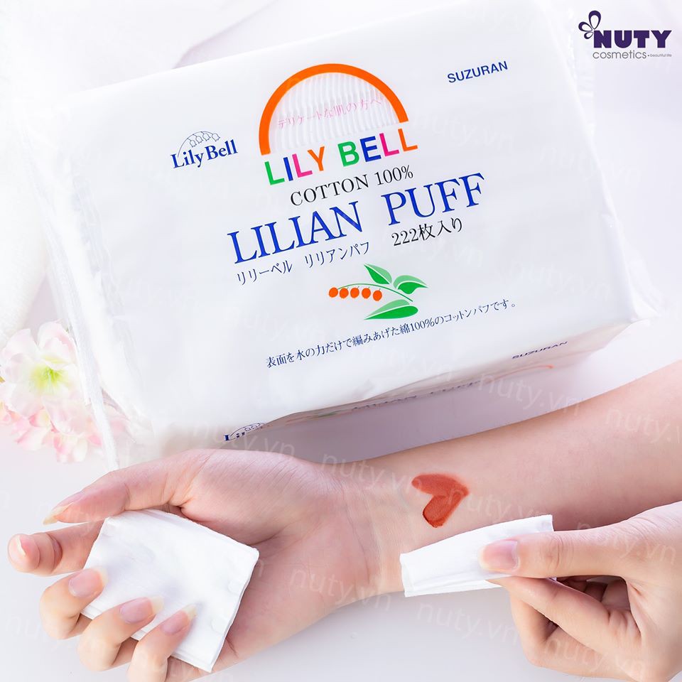 Bông Tẩy Trang Lily Bell Lilian Puff Cotton (222 miếng) - Dụng cụ trang  điểm | TheFaceHolic.com