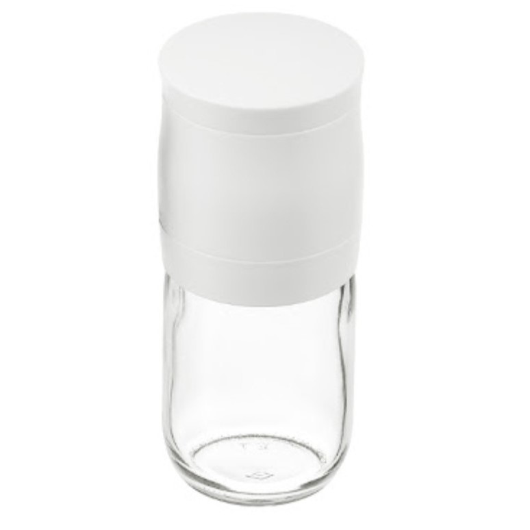 Lọ xay tiêu thủy tinh (nắp đen, trắng) - 187369