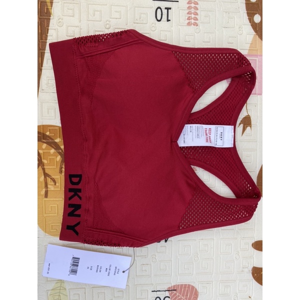 (Hàng sẵn - Kèm ảnh thật) Áo tập Sport Bra DKNY màu Murano