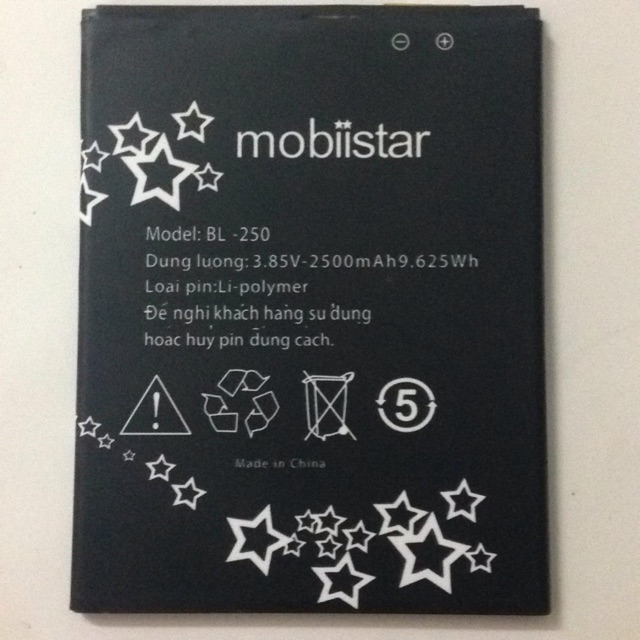 Pin mobiistar Lai Zumbo J( Bl-250) chính hãng