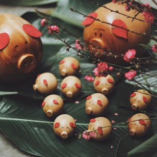 LỢN GỖ TIẾT KIỆM TIỀN