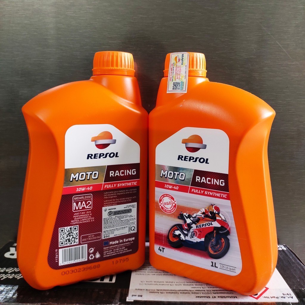 Nhớt Repsol Racing 10w40 (new 2020)