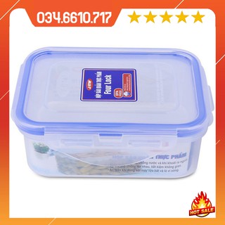 Hộp đựng thực phẩm Four Lock 300ml nhựa Song Long Sale sốc 