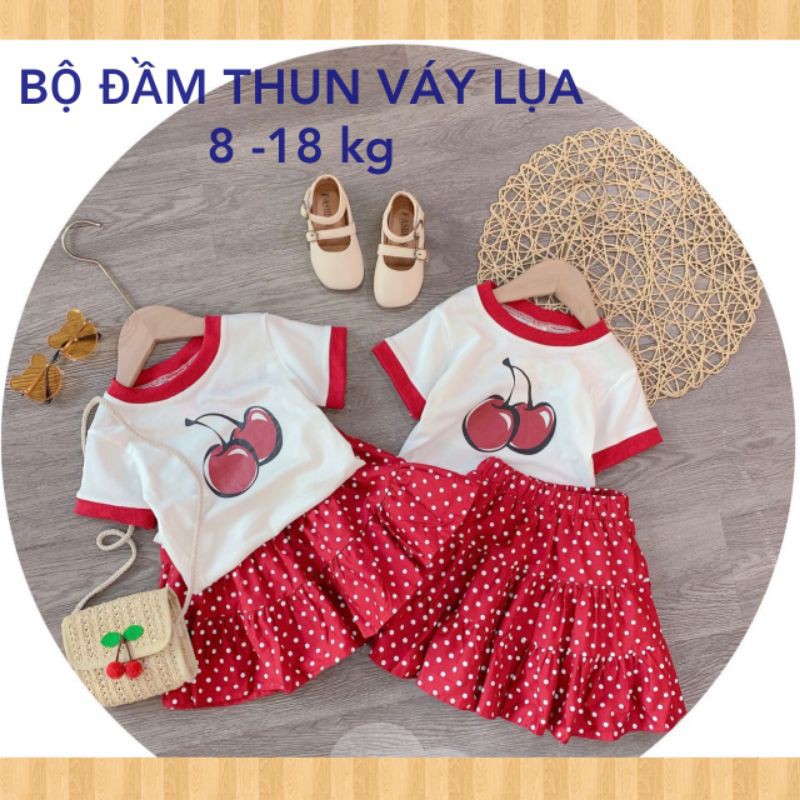 ĐẦM VÁY THUN DỄ THƯƠNG NỔI BẬT HAIVANCO 10 đến 40kg CO GIÃN MỀM MẠI VÀ THOÁNG MÁT ĐI HỌC ĐI CHƠI ĐỀU ĐẸP