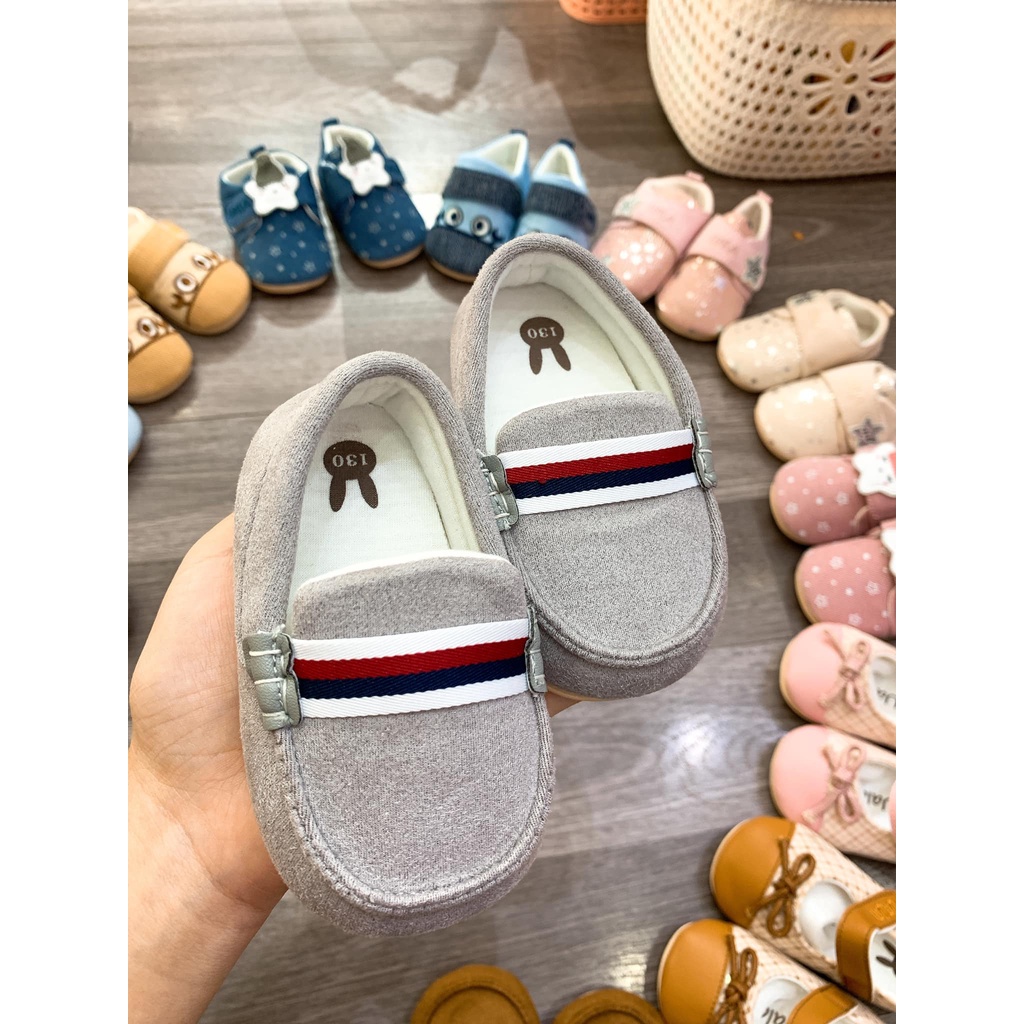 Giày tập đi UalaRogo đế cao su non nhẹ, chống trơn trượt cho bé trai, bé gái