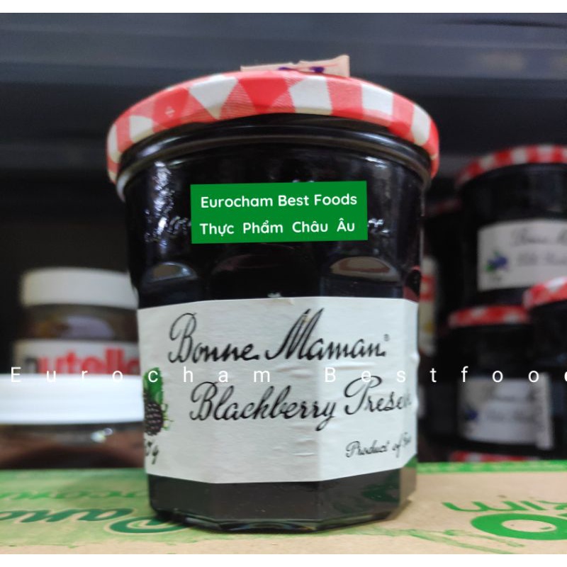 Mứt Hoa Quả Hữu Cơ 370 Gram Trái Cây Dâu Tây Organic hiệu Bonnemaman