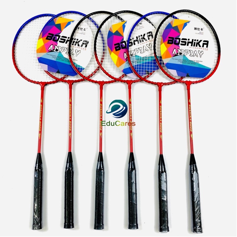 Bộ 02 vợt cầu lông Boshika sport 601 - Tặng kèm 2 quả cầu dành cho học sinh, sinh viên