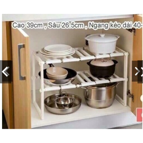 kệ để xoong nồi gầm bếp tiện lợ