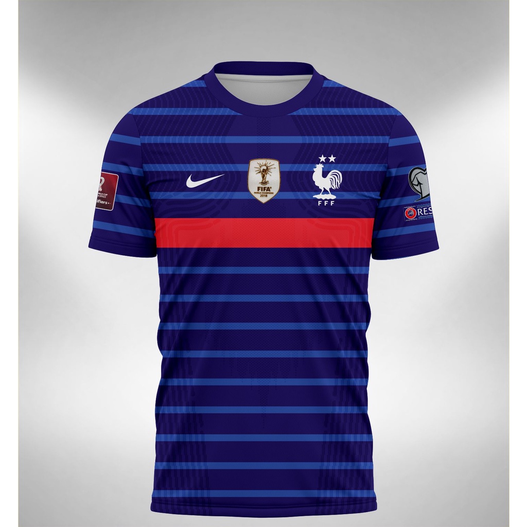 Áo Thun Bóng Đá Pháp 2021 2022 World Cup