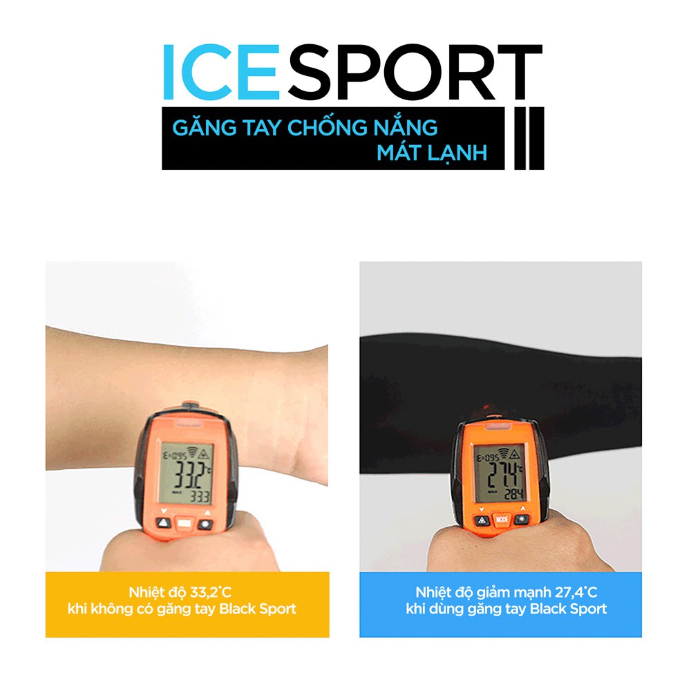 ICESPORT găng ống tay chống nắng UPF50+ mát lạnh Golovejoy