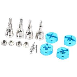 Bộ phụ kiện chuyển đổi trục bánh xe 12mm 1 / 10 cho Wltoys 1 / 18 A959 A969 A979 A959B A969-B Rc