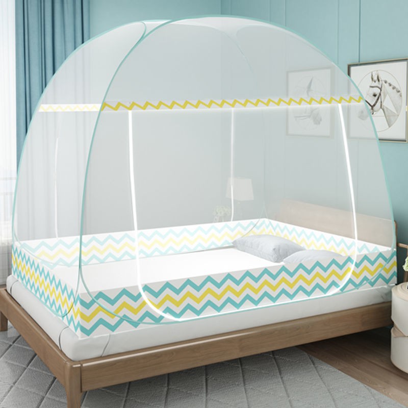 Cửa lưới chống muỗi-miễn phí lắp đặt-miễn phí cài đặt-mã hoá yurt miễn phí 1,5m Princess wind 1,8m giường nhà 1,2m 1,0m