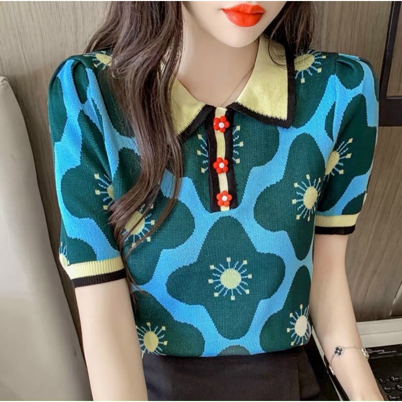 Áo len mongtoghi hoa cổ đức | BigBuy360 - bigbuy360.vn