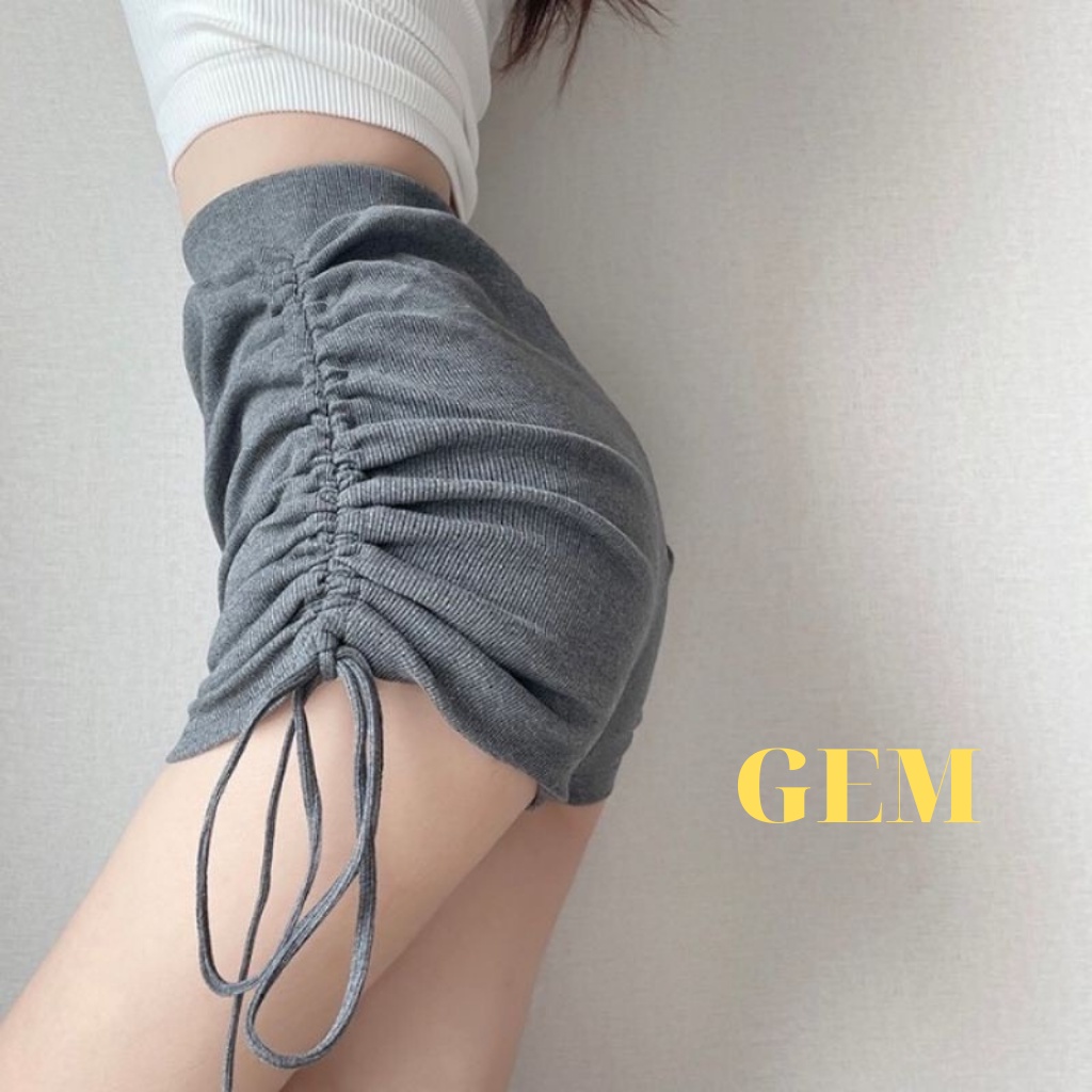 Quần Đùi Nữ Rút Dây Hông Xinh Xắn Gem94