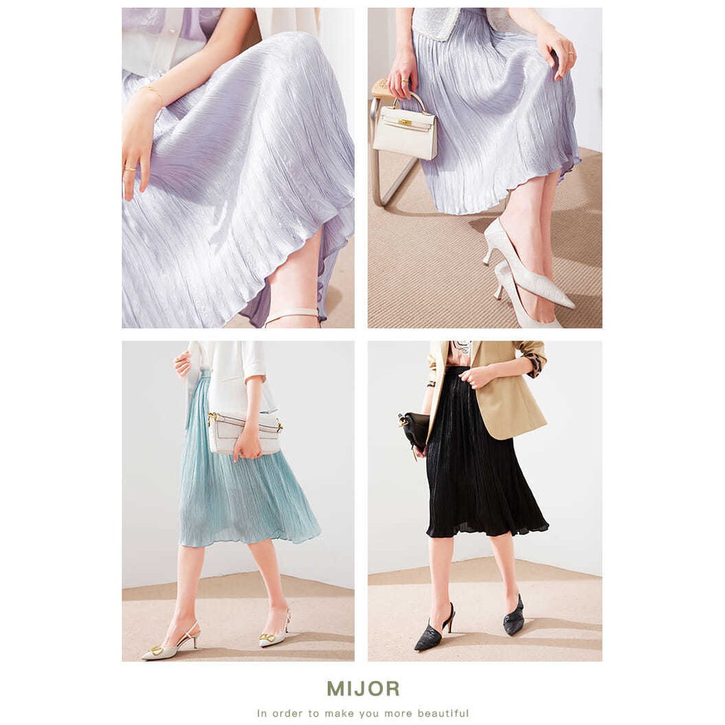 Chân Váy Xếp Ly Plus Size Thời Trang Xuân Hè Dành Cho Nữ 152021s | BigBuy360 - bigbuy360.vn