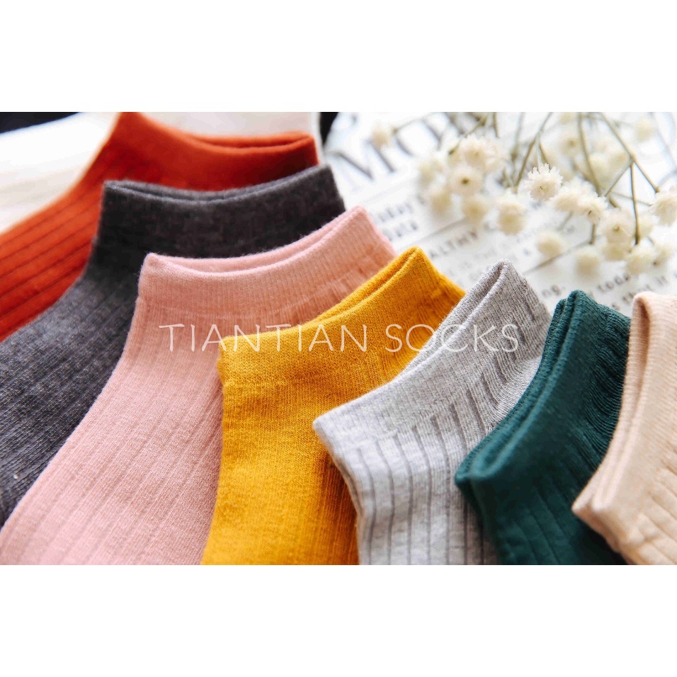 Tất  nữ cổ ngắn vớ Cotton cổ thấp thời trang cho nữ nhiều màu