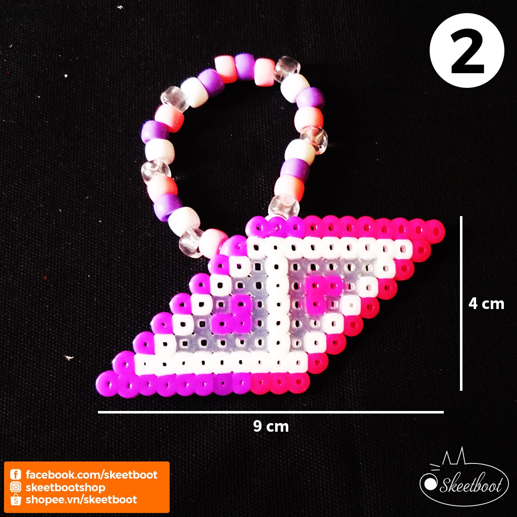 Vòng perler Avicii 20K - vòng tay kandi Avicii - phụ kiện rave DJ EDM festival raver Skeetboot Shop Hà Nội