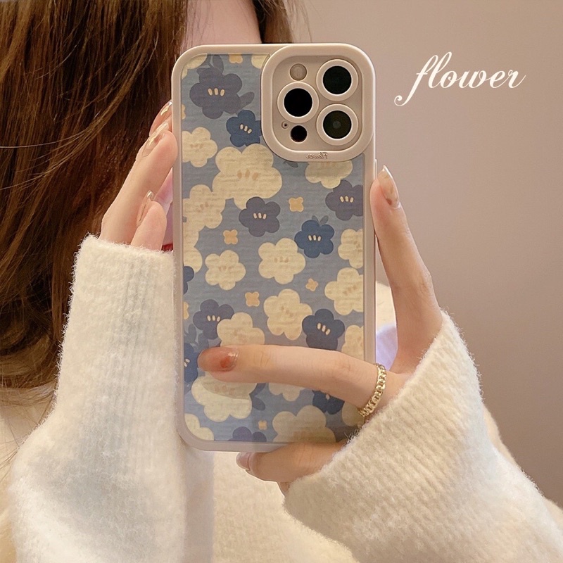 Op điện thoại tpu mềm họa tiết hoa vintage thích hợp cho iphone 7 8 plus x xsm 11 11promax 12promax 13proma
