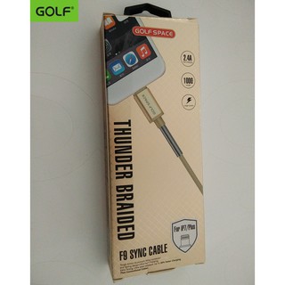 Cáp điện thoại Lightning GC-F9 cổ lò xo chống đứt, sạc, truyền dữ liệu nhanh, dài cáp 1m cho iPhone, iPad