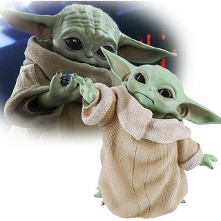 【HOT SALE】8/15cm  Star Wars Mandalorian Baby Yoda The Child Animatronic Edition  Figure Toys An Alien Kid