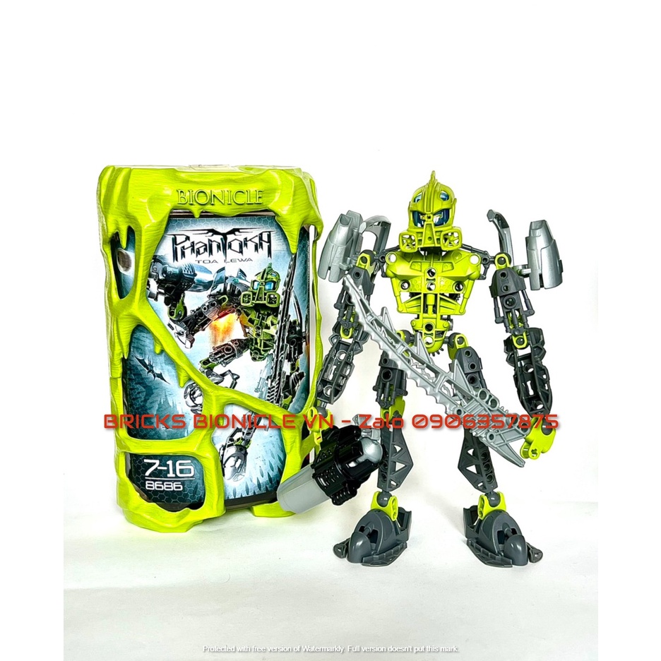 LEGO BIONICLE - ĐỒ CHƠI XẾP HÌNH LEGO BIONICLE - TOA PHANTOKA LEWA 8686