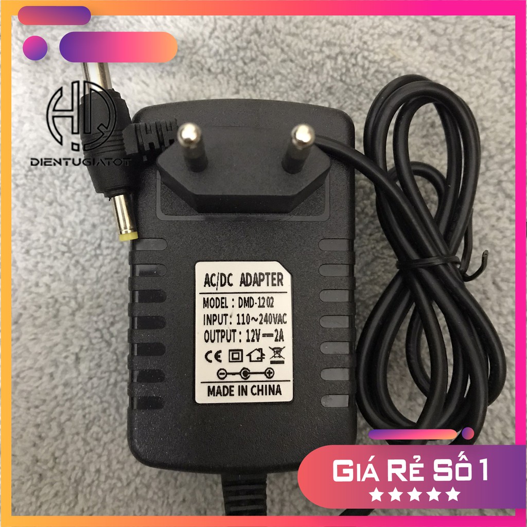 ⚡GIÁ GỐC⚡BH 3 THÁNG⚡HAI ĐẦU JACK CẮM⚡- Nguồn adapter 12V2A HAI ĐẦU