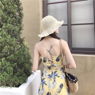 Váy maxi hình dứa 