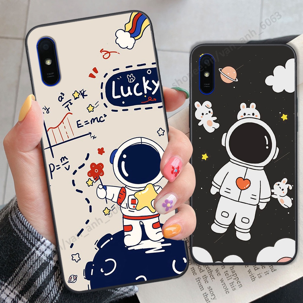 Ốp Xiaomi Redmi 7A / 8A / 9A hình bầu trời, phi hành gia đẹp, ốp lưng điện thoại xiaomi viền dẻo cao cấp