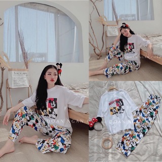 Bộ mặc nhà hoạt hình cute (3 hình ảnh thật)