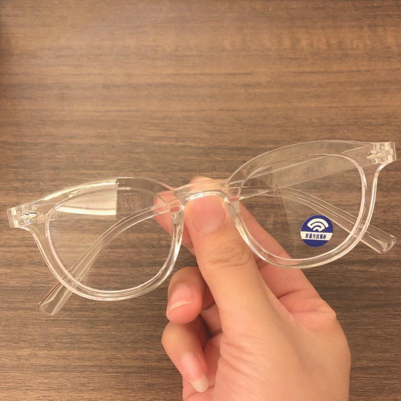 Mắt Kính Gọng Tròn Nhỏ Chống Ánh Sáng Xanh Phong Cách Hàn Quốc Cho Nữ