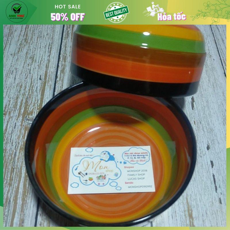 Tô nhỏ tráng men ngũ sắc cao cấp 14*6,5cm - Tô nhỏ tráng men Tiện Dụng