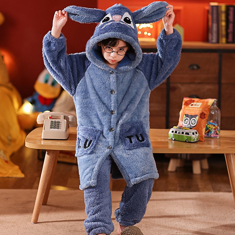 Áo Choàng Ngủ Có Mũ Bằng Vải Flannel Thời Trang Thu Đông Cho Bé | BigBuy360 - bigbuy360.vn