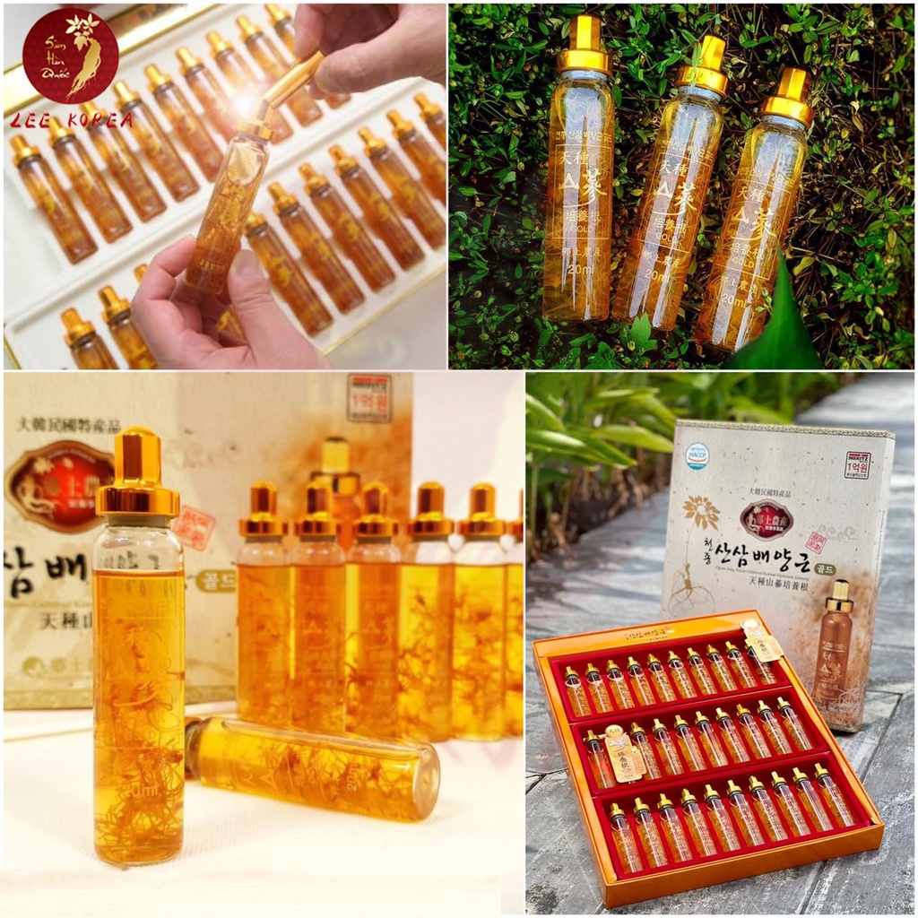 Tinh chất hồng sâm núi Cheon Jong Tissue hộp 30 ống 20ml cao cấp