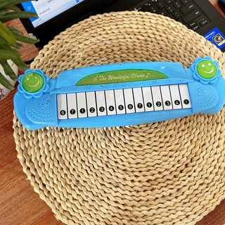 Đồ chơi đàn piano vui nhộn dành cho bé ( Mẫu đàn xanh mặt cười)