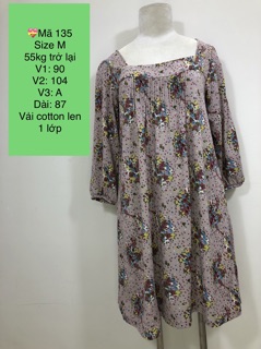 [DSN133136] Đầm thun Nhật size 50-63kg