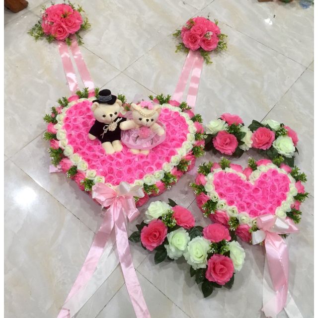 Bộ hoa xe cưới