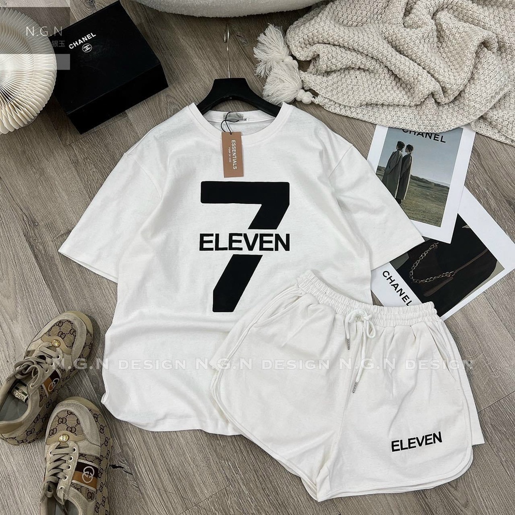 [10.10 Sales Freeship] Set bộ đùi nữ thể thao cá tính, set thun đùi tay ngắn in chữ đi chơi dạo phố năng động dx