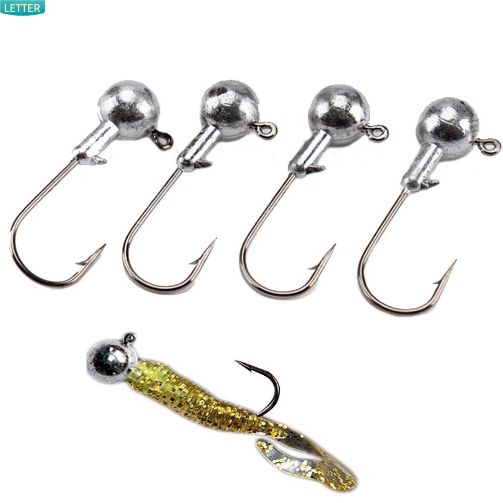 Set 5 Móc Câu Đầu Chì Bằng Thép Carbon Chất Lượng Cao