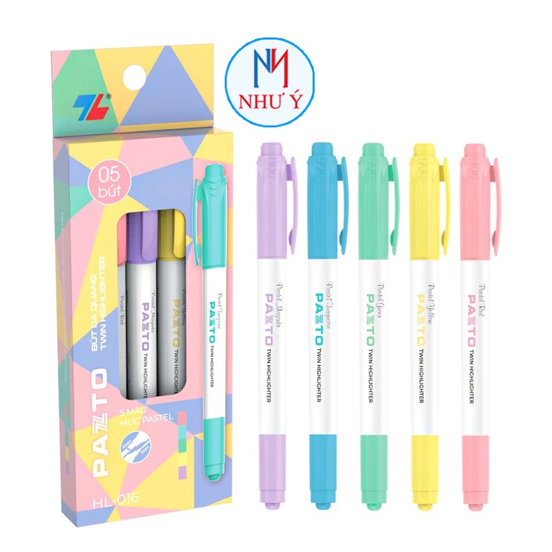Bút dạ quang màu Pastel Thiên Long Pazto HL-016