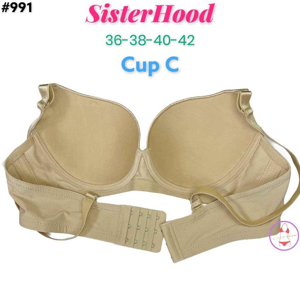 [Mã FAMAYWA2 giảm 10K đơn 50K] Áo ngực cao cấp bigsize cup C Thái Lan Sisterhood có gọng bản to nâng ngực chống xệ