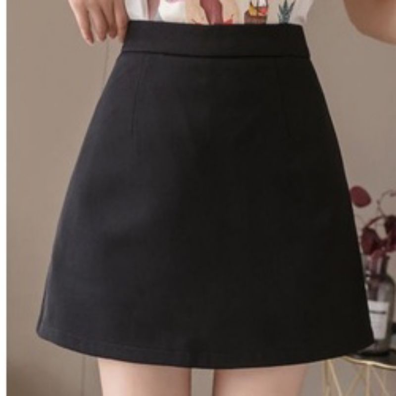 Chân váy chữ a ngắn công sở lưng cao dày dặn