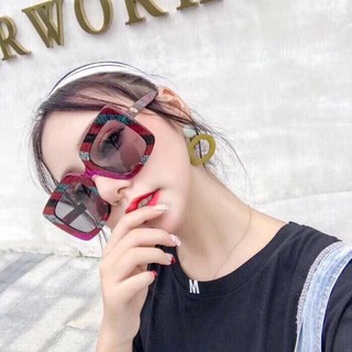 Kính mát nữa bảng vuông siêu to đủ màu độc đáo siêu sang quyến rũ