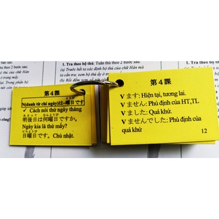 Thẻ ngữ pháp N5, thẻ văn phạm N5