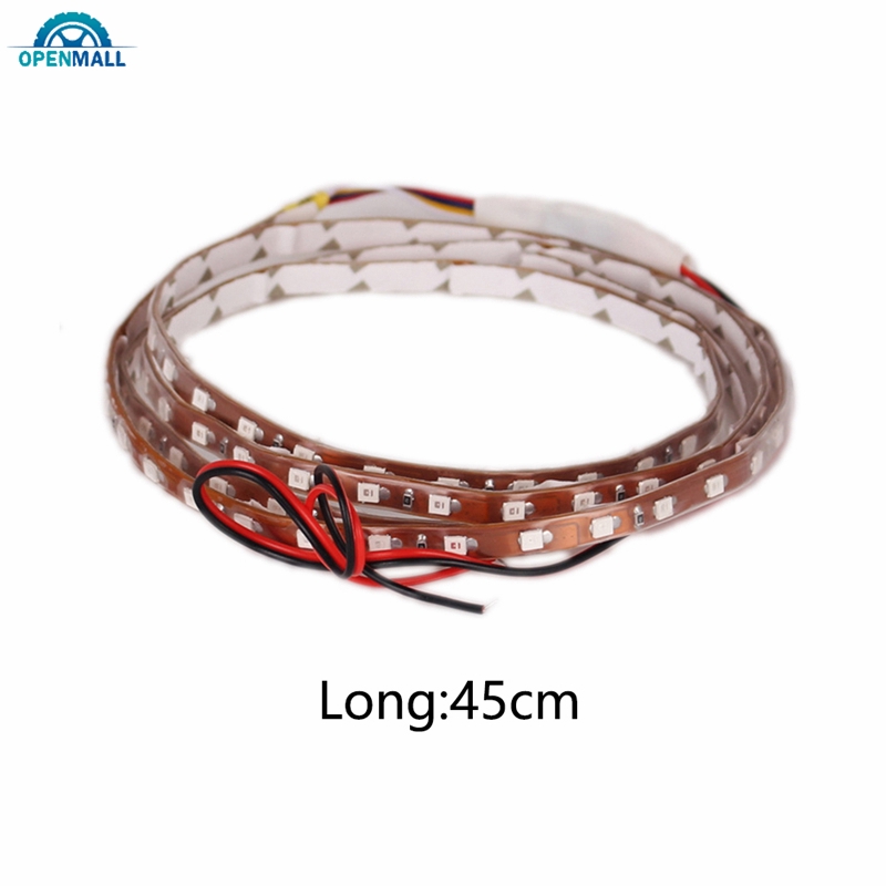 Dây đèn led 45cm smd 3528 12v trang trí nội thất xe hơi tiện dụng