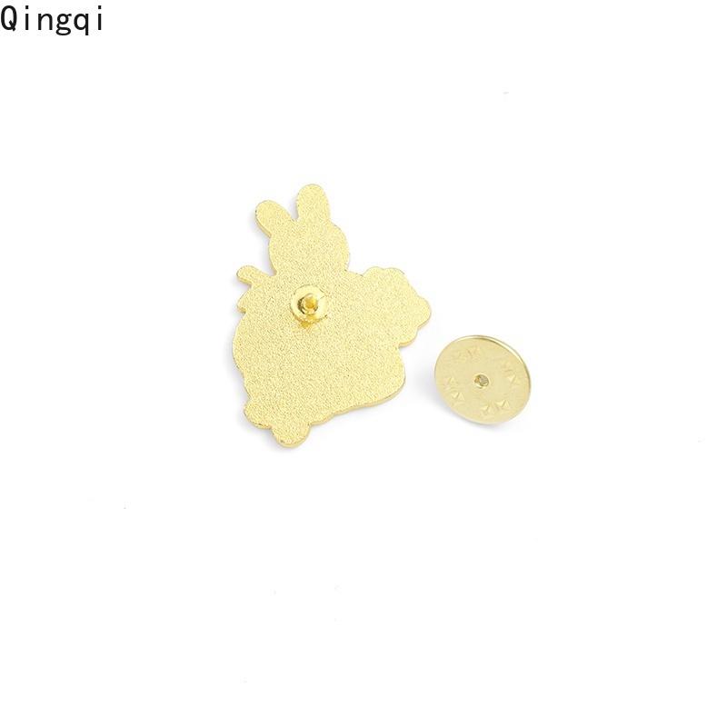 Ghim cài áo Miss Zoe chủ đề mèo/ dâu tây/ mèo hoạt hình dễ thương