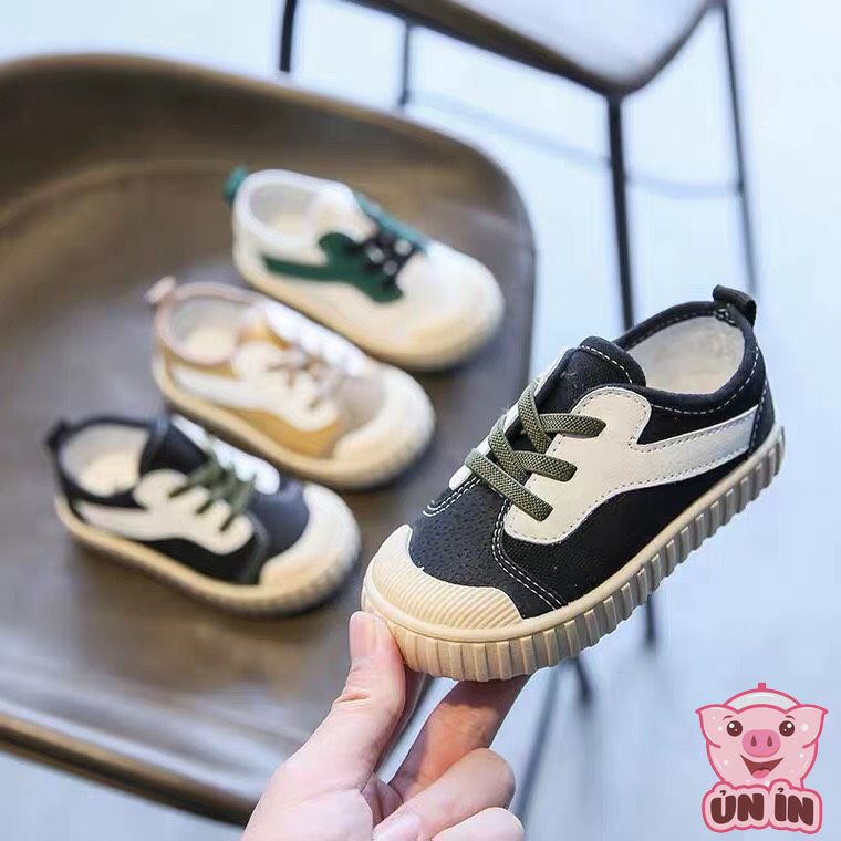 Giày cho bé - Giày thể thao cho bé 2-8 tuổi phối màu có dây siêu xinh kiểu dáng Hàn Quốc đế siêu êm mềm ZX3256