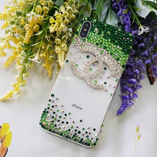 [IB DÒNG ĐT]Ốp lưng handmade đính đá thời trang đủ màu